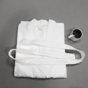 رداء حمام شبشب وفطائر قطن فاخر للفنادق للنساء والرجال طقم شبشب حمام هدية - Product Image 5