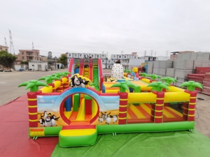 OEM ODM Parque Inflable Gigante <span class=keywords><strong>de</strong></span> 500 m², Equipo <span class=keywords><strong>de</strong></span> Juego Suave para Exteriores, Parque Inflable, Pista <span class=keywords><strong>de</strong></span> Obstáculos Inflable para Adultos - Product Image 5