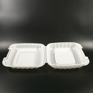 Kemasan Kotak <span class=keywords><strong>Burger</strong></span> Hamburger Kustom Flip Sekali Pakai Kotak Makanan Cepat Saji Dapat Didaur Ulang Kertas Kotak Kue Bento Dewasa - Product Image 4