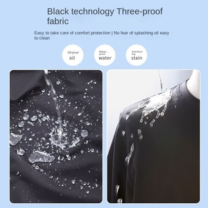 T-<span class=keywords><strong>shirt</strong></span> en coton 240g pour hommes et femmes résistant à l'huile Logo personnalisé à manches courtes 100% coton tricoté en gros - Product Image 4