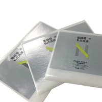 Étiquettes BOPP personnalisées en feuille d'argent brillante, autocollants imprimés avec le logo du produit pour l'emballage liquide