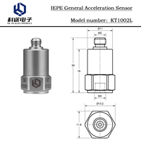 Accéléromètre de vibration IEPE 250g, capteur piézoélectrique uniaxial 20mV/g, transducteur d'accélération ICP 1-10kHz pour surveillance industrielle