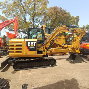Excavatrice sur chenilles CAT305.5E2 de 5,5 tonnes avec godet de terrassement d'une capacité de 0,275 m³, modèle d'occasion CAT305.5E2 - Product Image 1