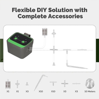 Minuteur d'arrosage intelligent pour plantes d'intérieur avec contrôle Wi-Fi - Système d'irrigation goutte à goutte programmable pour un arrosage de précision