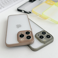 Coque de téléphone ultra-fine deux-en-un en TPU givré pour iPhone 17 Pro Max, translucide, anti-traces de doigts, résistante aux chutes, coque de protection