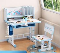 Ensemble de bureau et chaise d'étude en bois pour enfants pour la maison, le bureau ou le salon pour la détente et l'étude