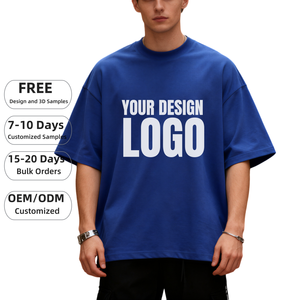 เสื้อยืดผู้ชาย TKAN444 ขายส่ง เสื้อยืดเปล่า 100% ผ้าฝ้าย เสื้อยืดสั่งทำไซส์ใหญ่ เสื้อยืดทรงหลวมไหล่ตก เสื้อยืดโอเวอร์ไซส์สำหรับผู้ชาย - Product Image 1