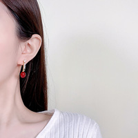 Boucles d'oreilles pendantes en perles et zircons plaqué or 14 carats, résistantes à l'eau, non ternissables, vente en gros pour petites entreprises