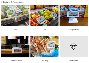 Minew esl образец ble5.0 Электронный Ценник esl e бумажные этикетки с точкой доступа - Product Image 6