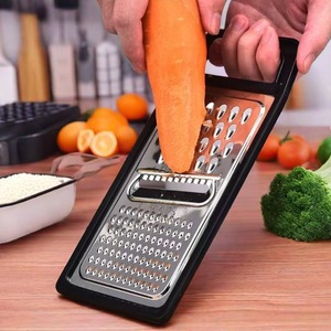 Stainless Steel Grater 3 In 1 Flat Multi Function For <b>Vegetables</b> <b>Fruits</b> Radishes Melons Kitchen <b>Tool</b> - Product Image 3