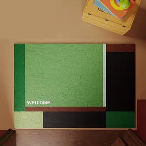 Высококачественный коврик в американском стиле, настраиваемый коврик для ног, нескользящий коврик для ног, шелковая петля, моющийся дизайн, скребковый полипропилен, промышленный - Product Image 5