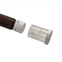 Bouteille en PET Marron Mat de Qualité Alimentaire 10ml/15ml/20ml/25ml/30ml/50ml pour Liquides Oraux avec Bouchon Anti-Effraction