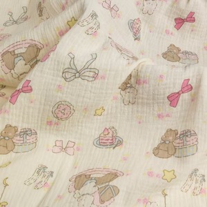 Tessuto Morbido in Cotone <span class=keywords><strong>Mussola</strong></span> Crepe a Doppio Strato, Leggero, Stampato, 120gsm, per Pannolini e Camicie per Bambini - Product Image 6