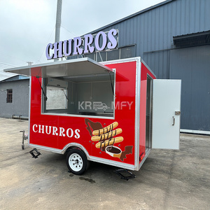Remolques de Comida de 3m para Catering y Concesiones, Camioneta de Comida Totalmente Equipada, Camión de Comida Callejero Móvil con Cocina Completa - Product Image 4