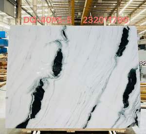 Dalles de <span class=keywords><strong>marbre</strong></span> blanc Panda, pierre naturelle, <span class=keywords><strong>pour</strong></span> revêtement de sol, revêtement mural, comptoirs - Product Image 1