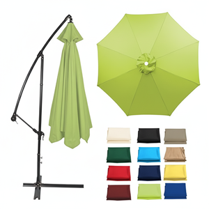 Parapluie pliable manuel unisexe en PVC avec design minimaliste 8 baleines pour hommes et femmes - Product Image 1