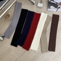 Chaussettes de mollet épaisses et chaudes en tricot pour femmes, style japonais mignon, sans pied, pour l'automne et l'hiver, en acrylique/polyester/nylon
