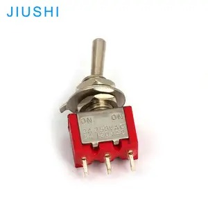 Kelly MTS-102 Plastic 6mm Self-locking toggle switch 3 pins 2 position ON ON 5A 250V