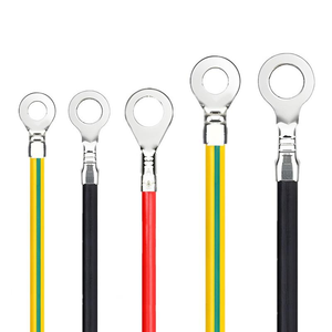 OT-Ringkabelschuh mit Nylonisolierung und UL1015 10AWG PVC-Kabel für Motorrad- und Elektronikanwendungen - Product Image 3