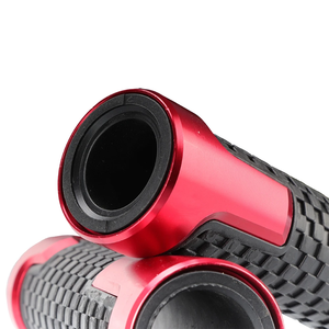 Manopole per Moto 7/8 " 22mm in Alluminio CNC e Gomma, Impugnature Comfort per CFMOTO Honda Yamaha Kawasaki Suzuki Universali - Product Image 3