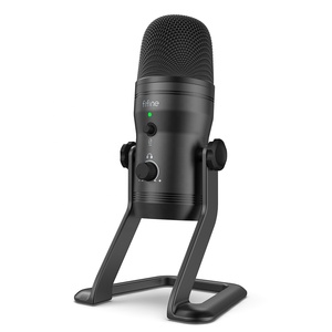 FIFINE-micrófono USB de condensador para grabación de estudio, micrófono de condensador para grabación de Podcast, cuatro patrones de pastilla - Product Image 1