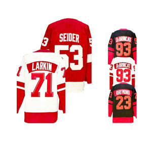 Maillot de hockey sur glace cousu pas cher 9 Howe 13 Datsyuk 19 Yzerman 23 Raymond 53 Seider 71 Larkin 88 <span class=keywords><strong>Kane</strong></span> 91 Fedorov 93 DeBrincat - Product Image 5
