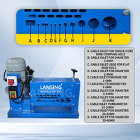 Machine à dénuder les câbles et les fils Lansing 750W pour usage domestique, 1-40 mm, 110/220V 60Hz, machine à dénuder les fils électriques portable alimentée
