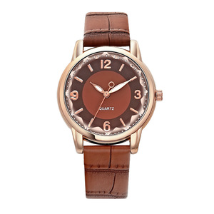 Reloj de Cuarzo para Mujer, Diseño Simple, Caja de Aleación, Correa de Cuero Clásica, Elegante y Casual, OEM ODM, Nueva Moda - Product Image 4