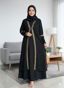 Vestido Abaya Árabe Tradicional para Mujer, Estilo Largo y Modesto, Vestidos Casuales de Noche, Ropa para el Hogar, Estilo Dubái - Product Image 6