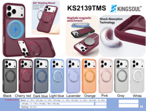 Funda Giratoria 360° para iPhone 17 Pro Max, Carcasa Trasera Rígida de PC para iPhone 18 17 16 15, Fabricación Personalizada de Fábrica - Product Image 1