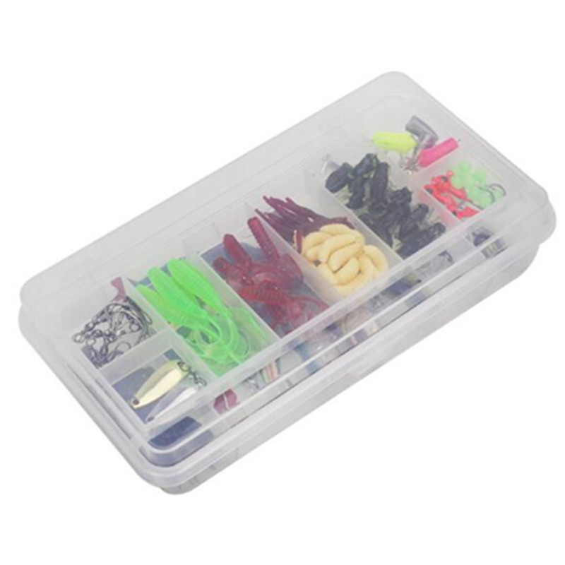 Kit De Leurres De Pêche Complet 350 Pièces – Spinnerbaits, Leurres Souples Et Durs, Boîte Rangement Offerte