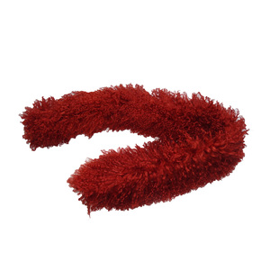 도매 긴 머리 티베트/몽골 양고기 모피 스카프 패션 진짜 모피 숄 스카프 천연 곱슬 양 모피 스카프 - Product Image 4