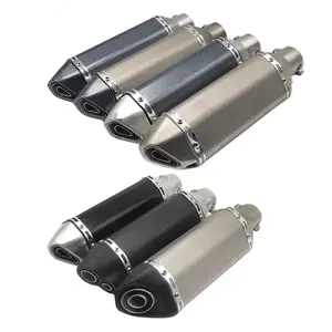 Pot d'échappement modifié pour moto de course FZ6 CBR250 CB600 <span class=keywords><strong>MT07</strong></span> ATV Dirt Bike 370MM 51MM - Product Image 1