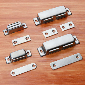 Jinnate Stainless Steel Magnetic Door Catch <b>Cabinet</b> Hardware JNT-81 Minimalist Design for <b>Cabinet</b> Doors - Product Image 2