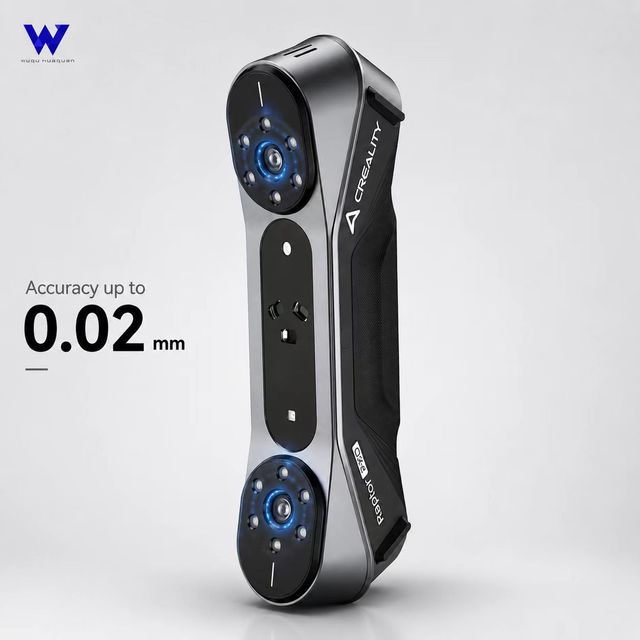 High-quality Creality CR-Scan Raptor 3D Scanner Featuring 7 Blue Parallel Laser Lines Is Designed for Vehicle Inspection