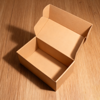 Carton d'emballage personnalisable en carton ondulé recyclé pour le transport de chaussettes, fourrures, petits articles et emballages cadeaux