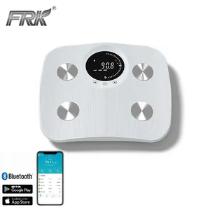 Application de salle de bain domestique Balance de graisse corporelle avec écran LED Balance Bmi intelligente Balance numérique de salle de bain Balances Bluetooth