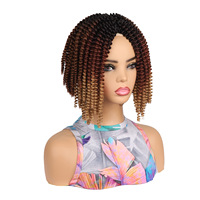Extensions de cheveux bouclés au crochet style printemps, modèle HRB, très vendues, dreadlocks synthétiques de style afro-européen/américain, résistantes à la chaleur