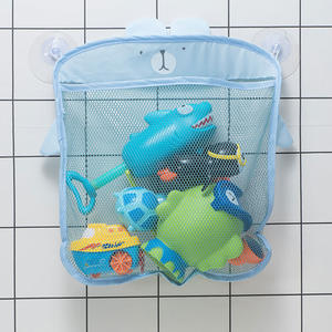 Sac de rangement en filet pour jouets de bain pour enfants, étanche, avec ventouse, motif dessin animé mignon, pour salle de bain de bébé, vente en gros - Product Image 6