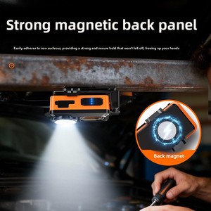 Lampe frontale LED rechargeable 500 lumens avec capteur de mouvement, contrôle par ondes, lampe frontale COB, clip magnétique pour casquette, USB-C, <span class=keywords><strong>camping</strong></span>, pêche, randonnée - Product Image 5