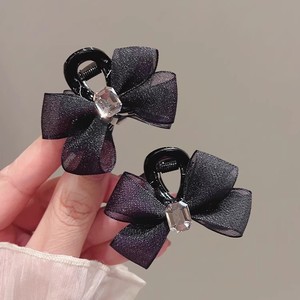 Side hairpin small forehead <b>clip</b> high-end headdress small grab <b>clip</b> female bangs <b>clip</b> bow <b>clip</b> hair accessories - Product Image 1