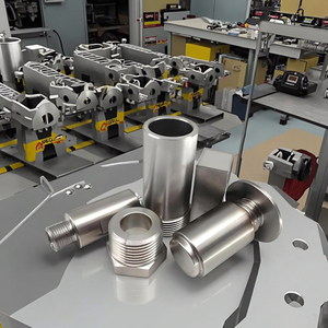 Độ chính xác cao 5 trục dịch vụ gia công CNC tùy chỉnh kim loại và các thành phần đồng thau các bộ phận nhôm để tiện và phay - Product Image 4