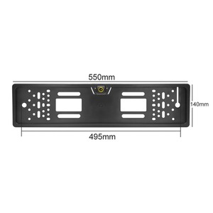 Caméra de recul Smartour AHD 1080P pour cadre de plaque d'immatriculation de voiture UE avec vision nocturne HD étanche IP68 et support de stationnement en marche arrière - Product Image 3