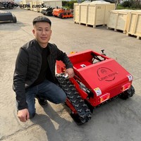 Tondeuse à gazon sans fil 4 temps à essence avec GPS, outil de jardinage domestique, tondeuse autotractée avec télécommande, portée 300-500m en option