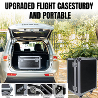 Boîte photo ovale pour iPad, compatible avec les iPad 10.2/10.5/10.9/11/12.9/13 pouces, avec rotation et impression instantanée, livrée dans un flight case – Expédition depuis les États-Unis