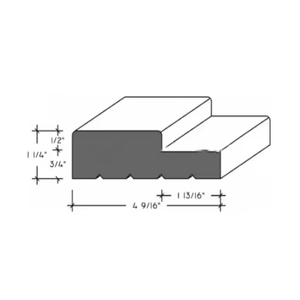 Custom Size Pine Solid Wood <strong>External</strong> <strong>Door</strong> <strong>Frame</strong> with Modern Design Water Resistant Eco-Friendly - Product Image 4