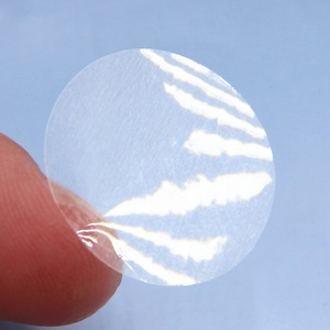 Không Thấm Nước Trống In Ấn Nhãn Trong Suốt Rõ Ràng Pet Vòng Con Dấu Sticker 20Mm/25Mm/40Mm Vòng Tròn Dán Cho Gói Niêm Phong - Product Image 1