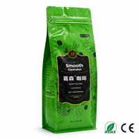 Sachets à fond plat pour café et aliments, taille personnalisée, fournisseur, sachets à fond plat imprimés sur mesure