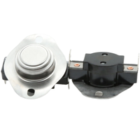 Interruptor de termostato KSD302 T6Z, reinicio automático, disco a presión ajustable, Control de límite alto metálico para secadora de ropa, ventilador de Control