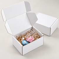 Boîte d'expédition en carton ondulé kraft écologique réutilisable personnalisée avec couvercle pliable et impression de logo pour l'emballage d'expédition e-commerce